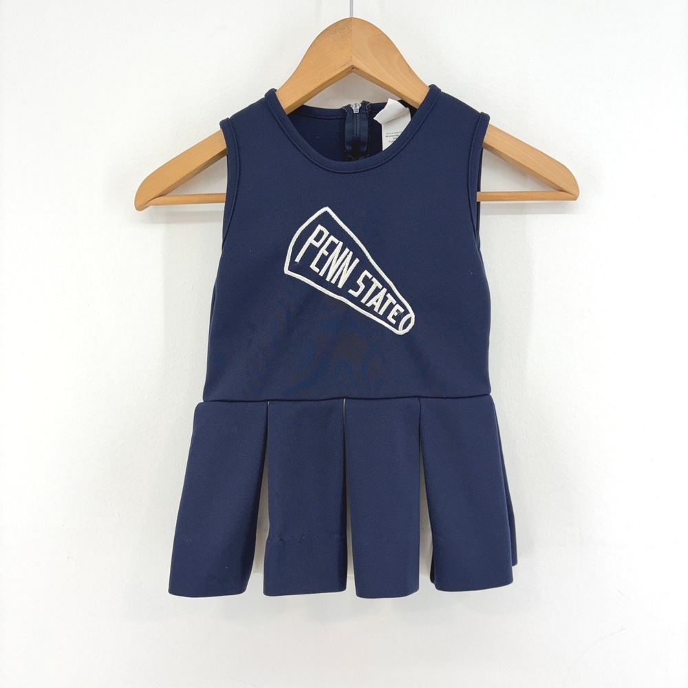 Little King Vintage 90s Penn State Nittany Lions Cheerleader Dress Navy Blue 5
